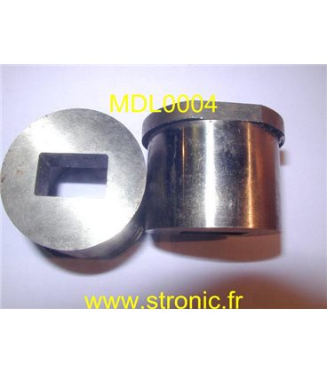 MATRICE RONDE A COLLERETTE   19.2 x 12.2 mm