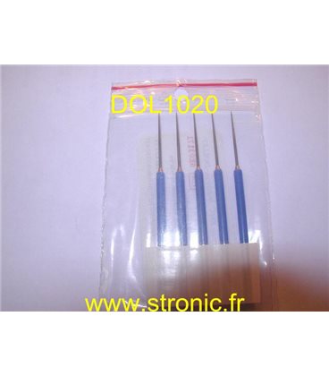 ELECTRODES ISOLEES 1 mm  x5